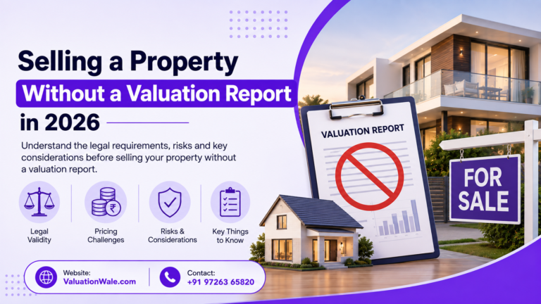Selling a Property Without a Valuation Report in 2026